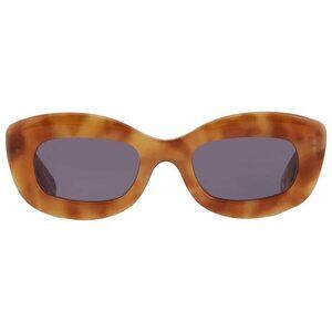 New Garrett Leight DOLORES SUN Blue Smoke Cat Eye Ladies Sunglasses 2139 EMT/BS